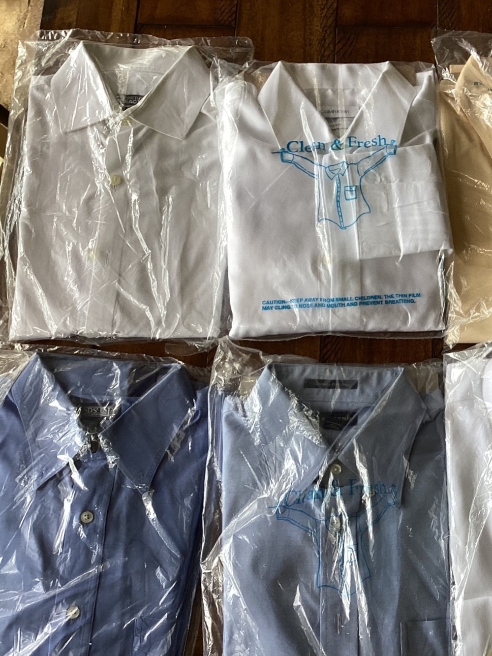 8 Mens button down shirts
